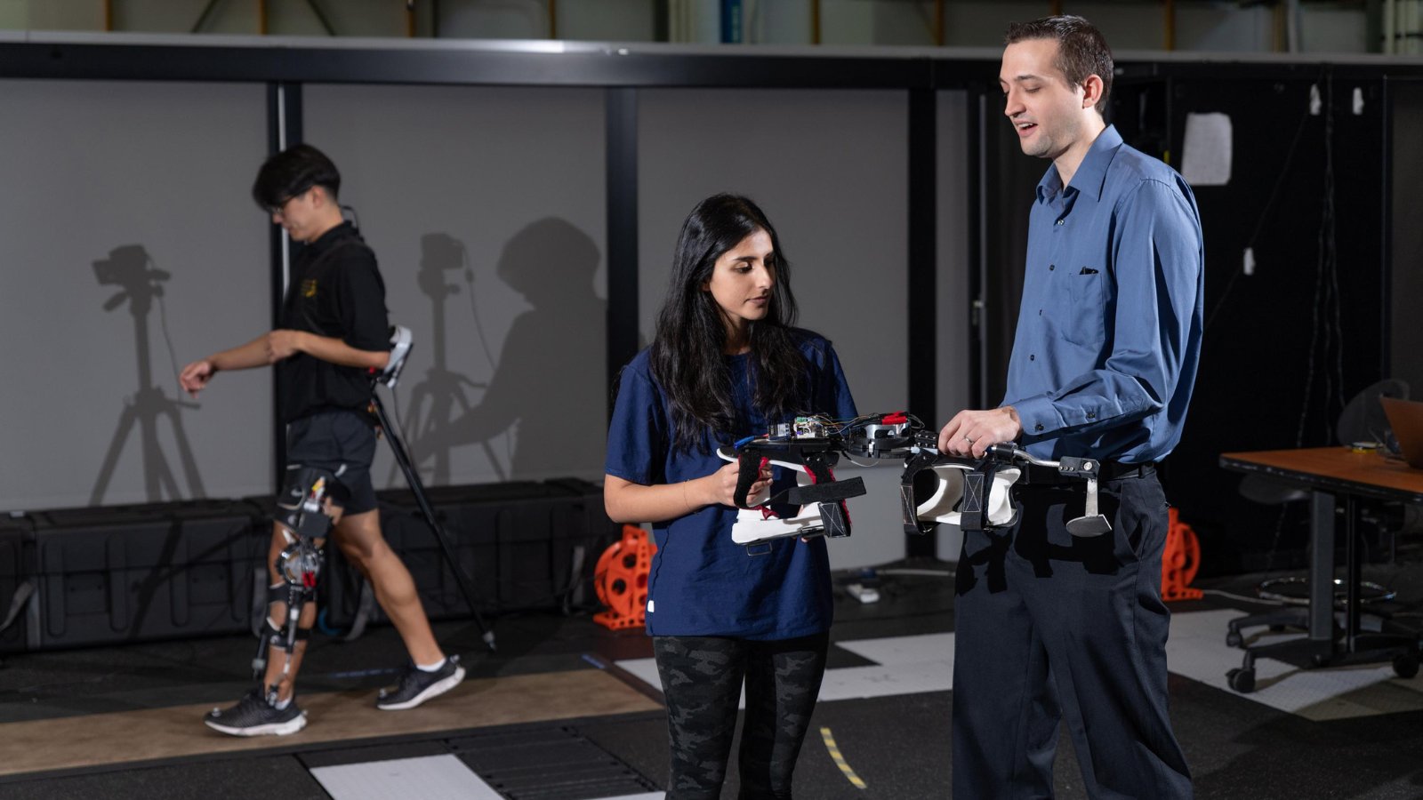 Clinician reviewing medical imaging