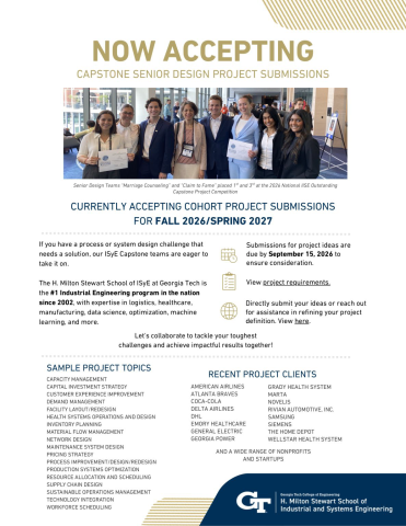 Capstone Project Submissions Flyer