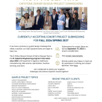 Capstone Project Submissions Flyer